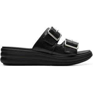 imageClarks womens Drift BuckleBlack Snake