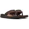 imageClarks Mens Slide FlipFlopDark Brown Textile
