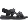imageClarks Mens Walkford Walk Sport SandalBlack Leather