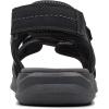 imageClarks Mens Walkford Walk Sport SandalBlack Leather