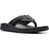 imageClarks Mens Wesley Sun FlipFlopBlack Leather