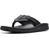 imageClarks Mens Wesley Sun FlipFlopBlack Leather