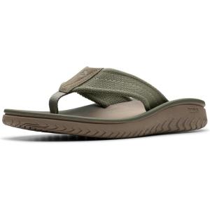 imageClarks Mens Slide FlipFlopOlive Textile