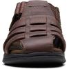 imageClarks Mens Walkford Fish Fisherman SandalBrown Tumbled Leather