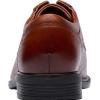 imageClarks Mens Steadwell Lace OxfordDark Tan Leather