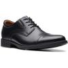 imageClarks Mens Whiddon CapBlack Black Leather
