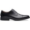 imageClarks Mens Whiddon CapBlack Black Leather