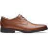 imageClarks Mens Whiddon CapDark Tan Leather