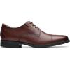 imageClarks Mens Whiddon CapMahogany Leather