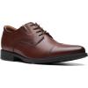 imageClarks Mens Whiddon CapMahogany Leather