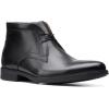 imageClarks Mens Whiddon Mid Chukka BootBlack Leather