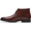 imageClarks Mens Whiddon Mid Chukka BootMahogany Leather