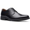 imageClarks Mens Whiddon Plain Toe OxfordBlack Black Leather