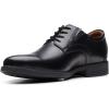 imageClarks Mens Whiddon Plain Toe OxfordBlack Black Leather
