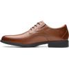 imageClarks Mens Whiddon Plain Toe OxfordDark Tan