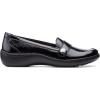imageClarks Womens Cora Daisy LoaferBlack Synthetic Crinkle Patent Synthetic
