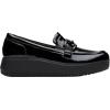 imageClarks Womens Zylah TopBlack Crinkle Patent Synthetic