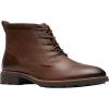 imageClarks Mens Emmet Zip Combat BootBrown Distressed