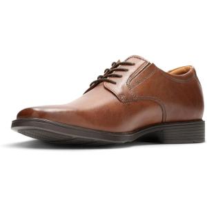 imageClarks Mens Derby Oxford Flat Women 2Brown Dark Tan Leather