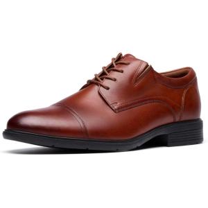 imageClarks Mens Steadwell Cap OxfordDark Tan Leather