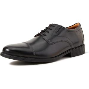 imageClarks Mens Whiddon CapBlack Black Leather
