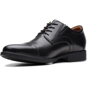 imageClarks Mens Whiddon CapBlack Leather