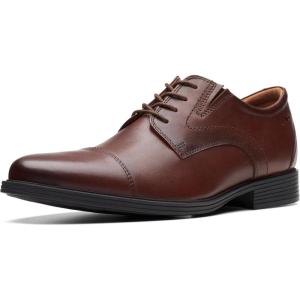 imageClarks Mens Whiddon CapMahogany Leather