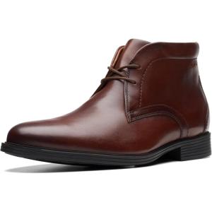 imageClarks Mens Whiddon Mid Chukka BootMahogany Leather
