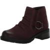 imageClarks Womens Hearth Faye Ankle BootBurgundy Nubuck