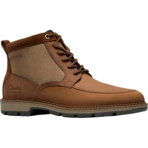 imageClarks Mens Maplewalk Rise Ankle BootDark Tan Leather