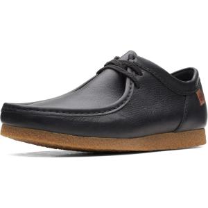 imageClarks Mens Shacre Ii Run ShoesBlack Leather