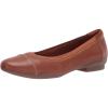 imageClarks Womens Sara Ballet FlatCaramel Leather