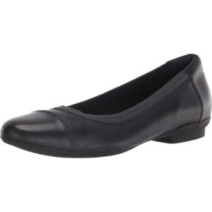 imageClarks Womens Sara Ballet FlatNavy Leather