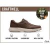 imageClarks Mens Craftwell Moc SneakerDark Brown Nub