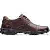 imageClarks Mens Gessler Cap OxfordBrown Tumbled Leather