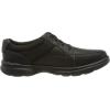 imageClarks Mens LowTop Sneakers Oxford FlatBlack Black Tumbled Leather