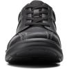imageClarks Mens LowTop Sneakers Oxford FlatBlack Tumbled