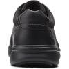 imageClarks Mens LowTop Sneakers Oxford FlatBlack Tumbled Leather