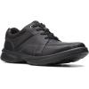 imageClarks Mens LowTop Sneakers Oxford FlatBlk Tumbled Lea