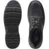 imageClarks Mens LowTop Sneakers Oxford FlatBlk Tumbled Lea