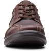 imageClarks Mens LowTop Sneakers Oxford FlatBrown Tumbled Leather