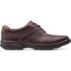 imageClarks Mens LowTop Sneakers Oxford FlatBrown Tumbled Leather