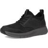 imageClarks Mens Motion Trek Ez SneakerBlack Leather