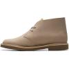 imageClarks Mens SheptonTaupe Distressed Leather
