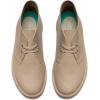 imageClarks Mens SheptonTaupe Distressed Leather