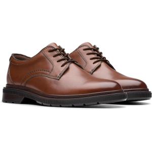 imageClarks Mens Burchill DerbyDark Tan Leather