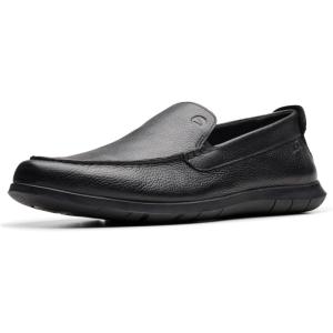 imageClarks Mens Flexway Step LoaferBlack Leather