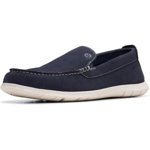 imageClarks Mens Flexway Step LoaferNavy Suede