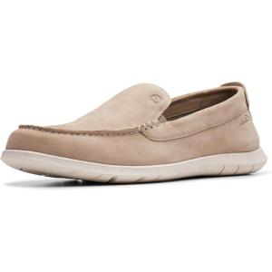 imageClarks Mens Flexway Step LoaferSand SuedeBeige