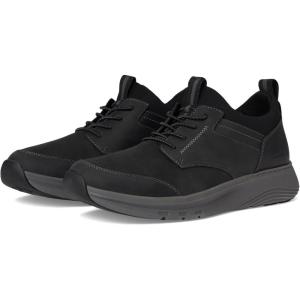 imageClarks Mens Motion Trek Ez SneakerBlack Leather